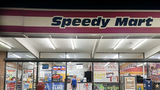 Night and day at Speedy Mart